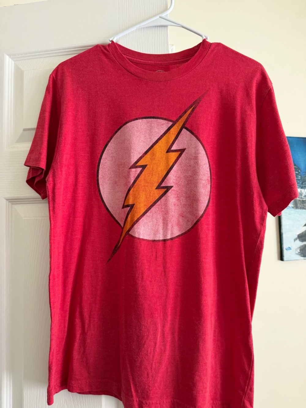 Red Graphic Flash Tee